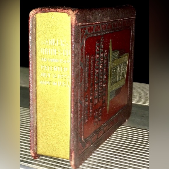 Vintage 1923 GUARDIAN INTERNATIONAL Life INSURANCE Bankers Utilities Coin Bank - Picture 3 of 3
